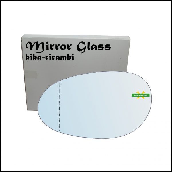 V. Vetro Specchio Retrovisore Asferico Lato Sx-Guidatore art.V151-LS