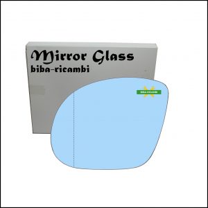 Vetro Specchio Retrovisore Azzuratto Asferico Lato Sx-Guidatore Per Bmw M3 Sport (specchio sportivo)