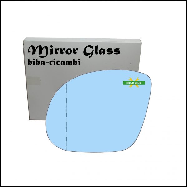 Vetro Specchio Retrovisore Azzuratto Asferico Lato Sx-Guidatore Per Bmw M3 Sport (specchio sportivo)