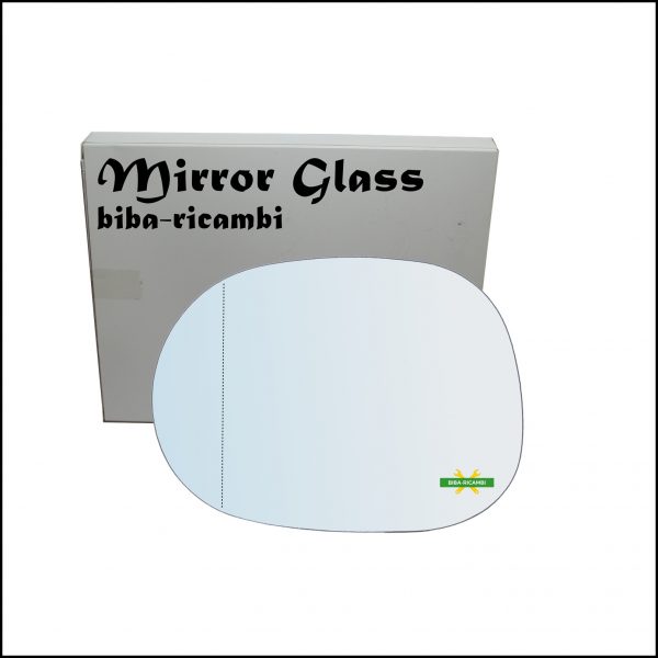 Vetro Specchio Retrovisore Cromato Asferico Lato Sx-Guidatore Per DR 1 dal 2010-2014