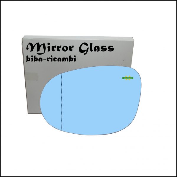 Vetro Specchio Retrovisore Blue Asferico Lato Sx-Guidatore Per Fiat Croma II (194) dal 2005>