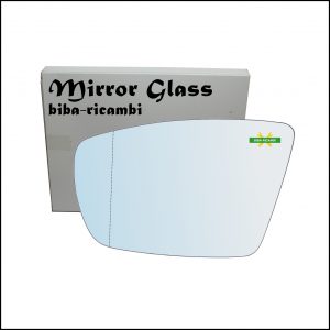 Vetro Specchio Retrovisore Cromato Asferico Lato Sx-Guidatore Per Aixam Coupe dal 2017>