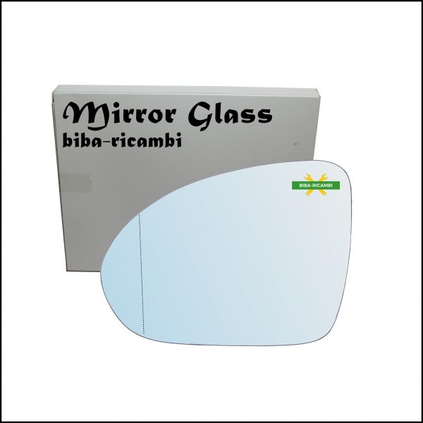 Vetro Specchio Retrovisore Asferico Lato Sx-Guidatore Per Smart ForFour I (454) dal 2004-2006