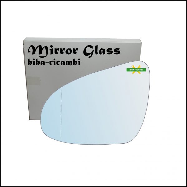 Vetro Specchio Retrovisore Asferico Lato Sx-Guidatore Per Toyota Auris II (E18) dal 2012>