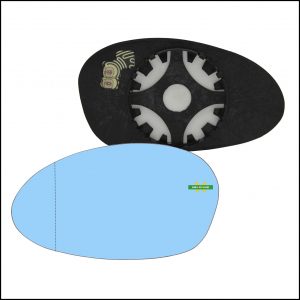 V. Piastra Specchio Retrovisore Termica Asferica Blue Lato Sx-Guidatore (solo dal 2003-2008)