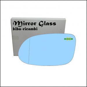 Vetro Specchio Retrovisore Blue Asferico Lato Sx-Guidatore Per Mercedes Benz Classe A I (W168) dal 1997-2005