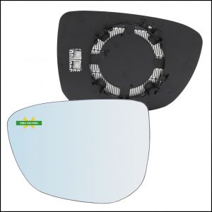 Piastra Specchio Retrovisore Termica Lato Sx-Guidatore Per Citroen C-Elysee dal 2012>