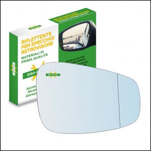 Vetro Specchio Retrovisore Asferico Lato Passeggero Compatibile Per Tata Aria dal 2010>