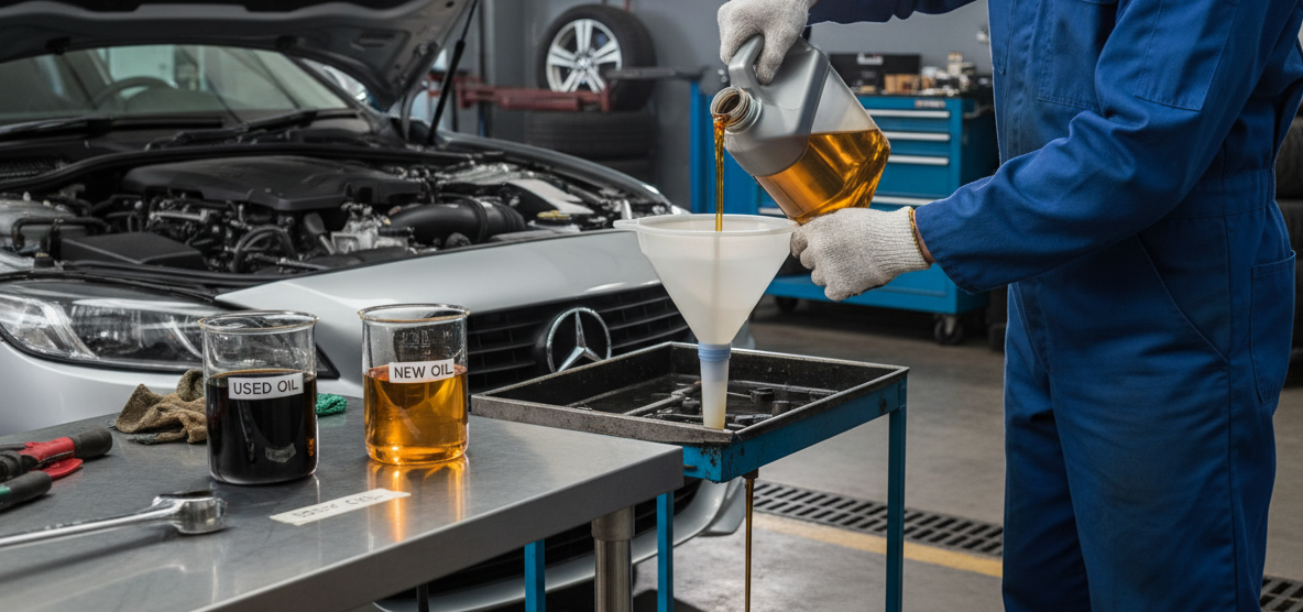 Quando Cambiare l’Olio Motore: Intervalli, Sintomi e Errori da Evitare