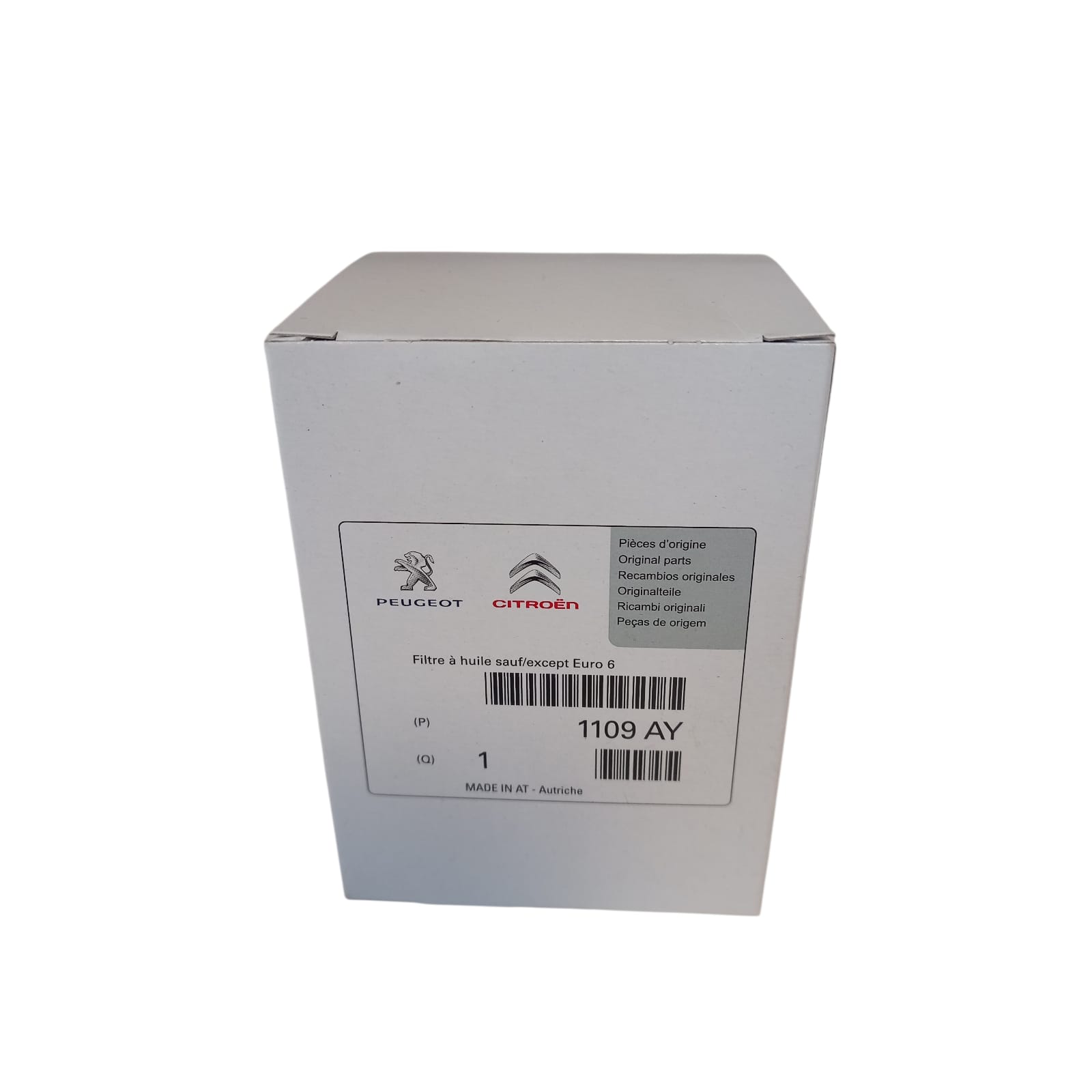 Filtro Olio Motore Originale Codice.1109 AY