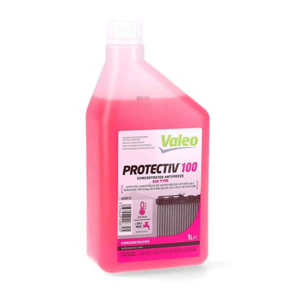 Refrigerante Antigelo Protectiv 100 Concentrato Organico G12 Rosso Valeo 1LT