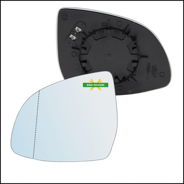 Piastra Specchio Retrovisore Termico Asferico Lato Sx-Guidatore Per Bmw X3 II (F25) Restyling 2014>