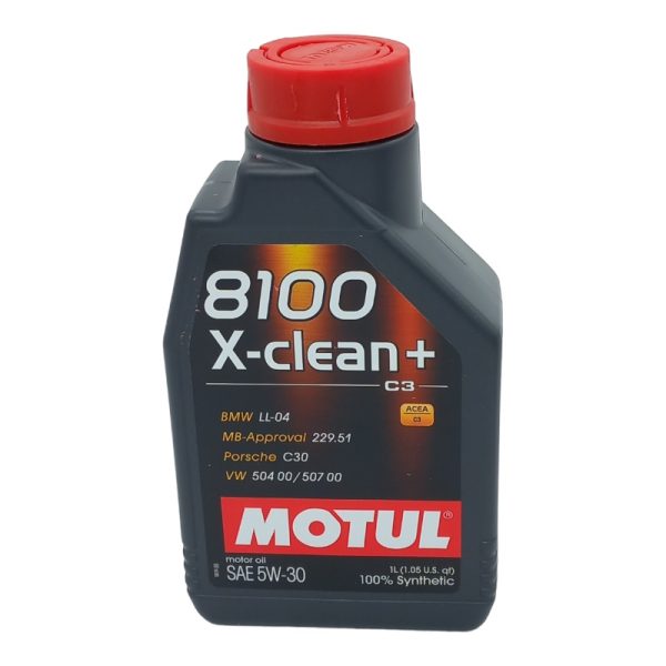 Motul 8100 X-Clean Gen2 5W-40 Acea C3 Full Synthetic