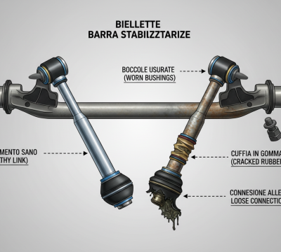 Biellette barra stabilizzatrice: Sintomi e Cause