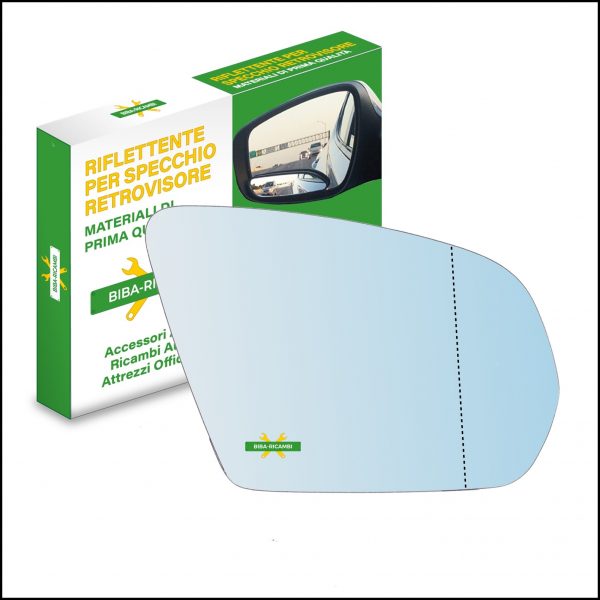 Vetro Specchio Retrovisore Asferico Lato DX Compatibile Per MB Classe A (W176) dal 2018>