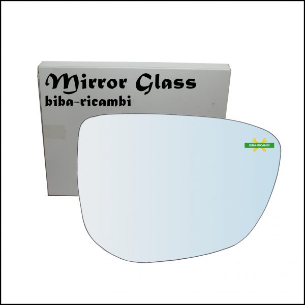 Vetro Specchio Retrovisore Lato Dx-Passeggero Per Citroen C-Elysee dal 2012>