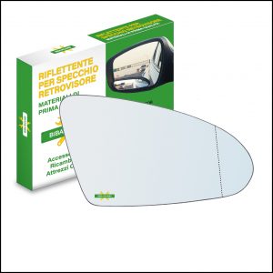 Vetro Specchio Retrovisore Asferico Lato Dx-Passeggero Per Nissan Primera (P12) dal 2002-2008