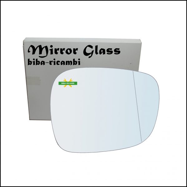 Vetro Specchio Retrovisore Cromato Asferico Lato Dx-Passeggero Per Bmw X3 II (F25) dal 2010-2014