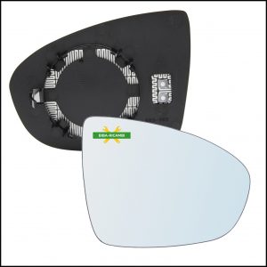 Specchio Piastra Retrovisore Termica Lato Dx-Passeggero Per Opel Meriva B 2010-2017