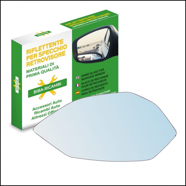 Vetro Specchio Retrovisore Lato SX Per Moto Con Specchio Adattabile