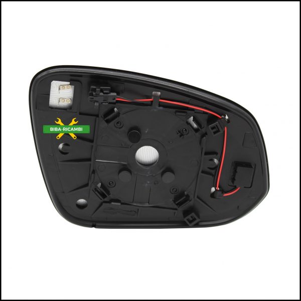 Piastra Specchio Retrovisore Termico Lato Sx-Guidatore Per Toyota Rav 4 V (A5, H5) dal 2018> (con blind spot)