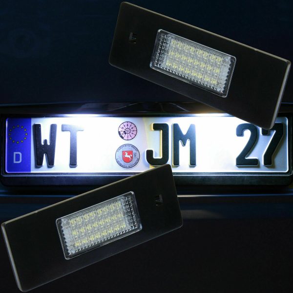 Lampadine Placchette Luci Targa Led Specifiche Adattabile BMW Serie 1 (F20) dal 2010>