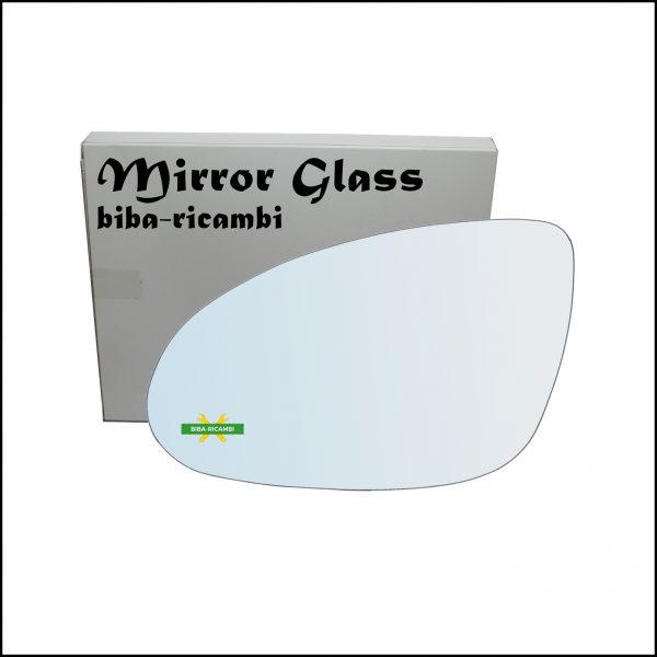 Vetro Specchio Retrovisore Cromato Lato Sx-Guidatore Per Mercedes Classe CLS I (C219) dal 2004-2011