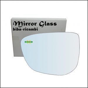 Vetro Specchio Retrovisore Lato Sx-Guidatore Per Citroen C-Elysee dal 2012>
