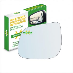 Vetro Specchio Retrovisore Lato Sx-Guidatore Per Kia Picanto II (TA) dal 2011>
