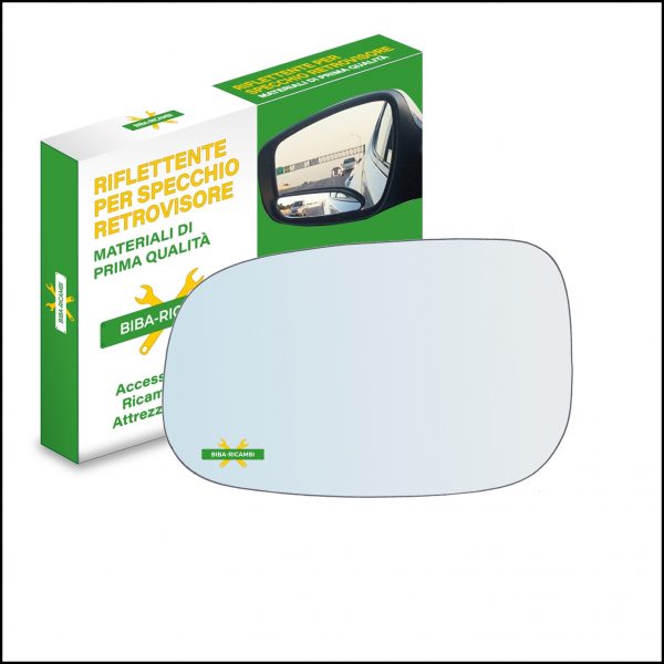 Vetro Specchio Retrovisore Lato Sx-Guidatore Per Volvo S60 I (384) solo dal 2007-2010