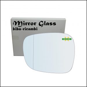 Vetro Specchio Retrovisore Cromato Asferico Lato Sx-Guidatore Per Bmw X1 (E84) solo dal 2009-2012