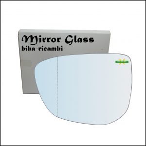 Vetro Specchio Retrovisore Asferico Lato Sx-Guidatore Per Citroen C-Elysee dal 2012>