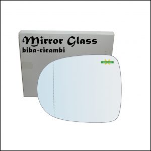 Vetro Specchio Retrovisore Asferico Lato SX Compatibile Per Daihatsu Cuore Top Dal 2007>