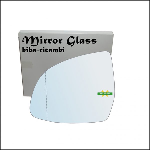 Vetro Specchio Retrovisore Cromato Asferico Lato Sx-Guidatore Per Bmw X3 II (F25) dal 2010>