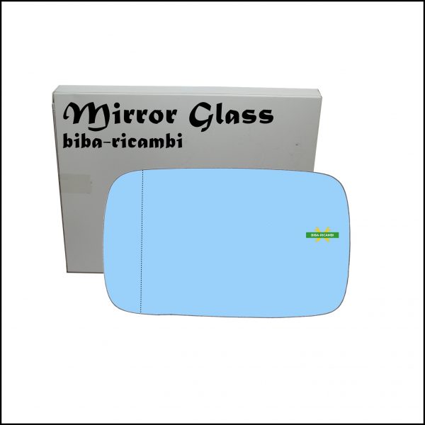 Vetro Specchio Retrovisore Azzuratto Asferico Lato Sx-Guidatore Per Bmw Serie 7 (E32) dal 1986-1994