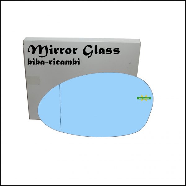 Vetro Specchio Retrovisore Blue Asferico Lato Sx-Guidatore Per Bmw Serie 3 (E90,E91) solo dal 2005-2008