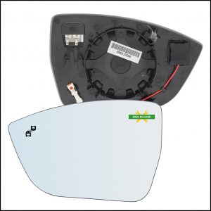 Piastra Specchio BLIND SPOT Termica Lato Sx-Guidatore Per Seat Tarraco (KN2) dal 2018>
