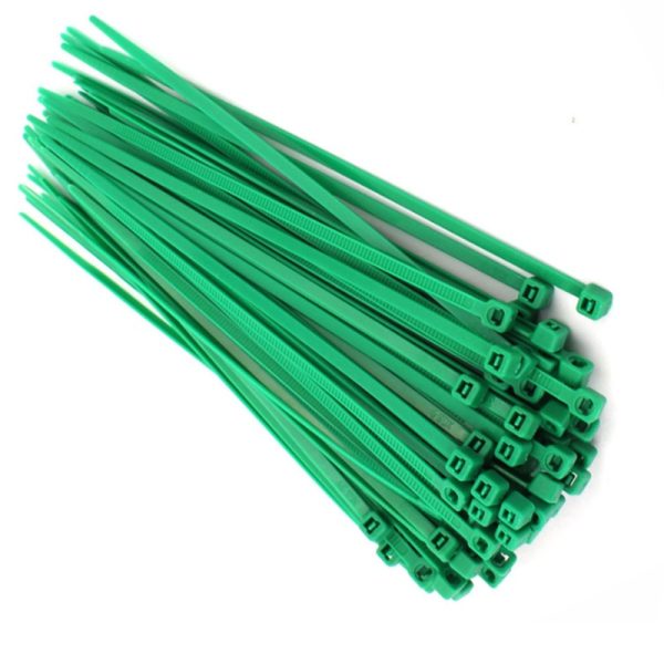 Fascette In Plastica Uso Professionale 4.8 x 370 | Colore Verde (25pz)