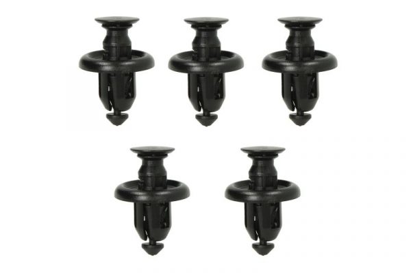 5 x Bottoni Rivetti Clips Auto Compatibili Per Toyota art.607